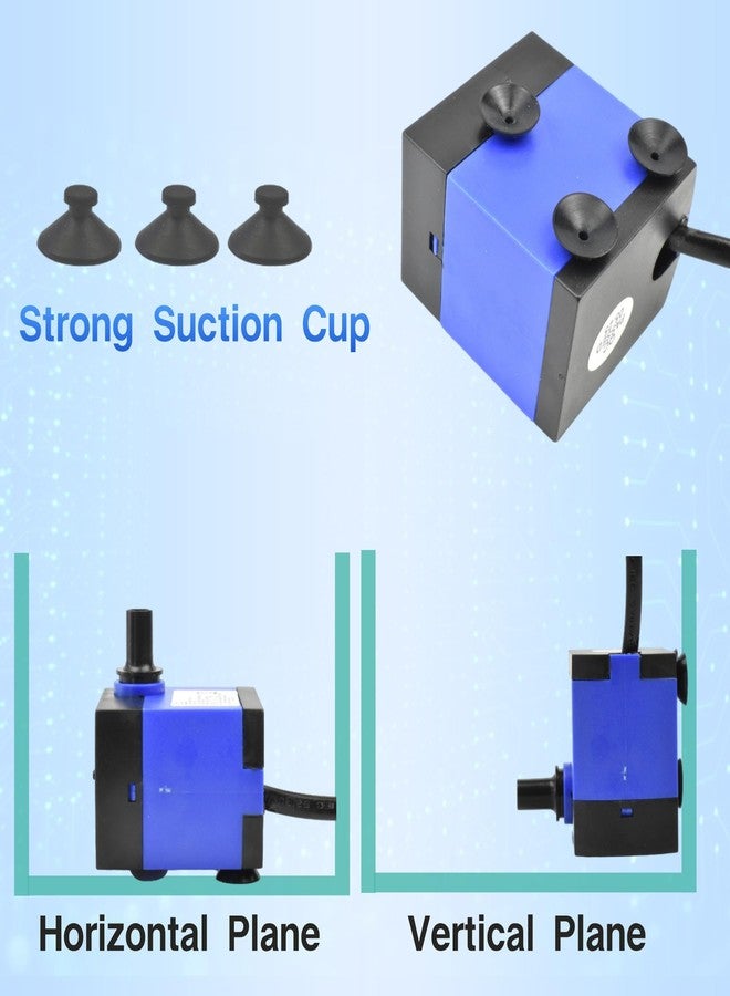 CONQUERALL 4W Circulation Pump 74GPH Adjustable Flow Hydroponics Supplies for Tabletop Water Fountain - Image 4